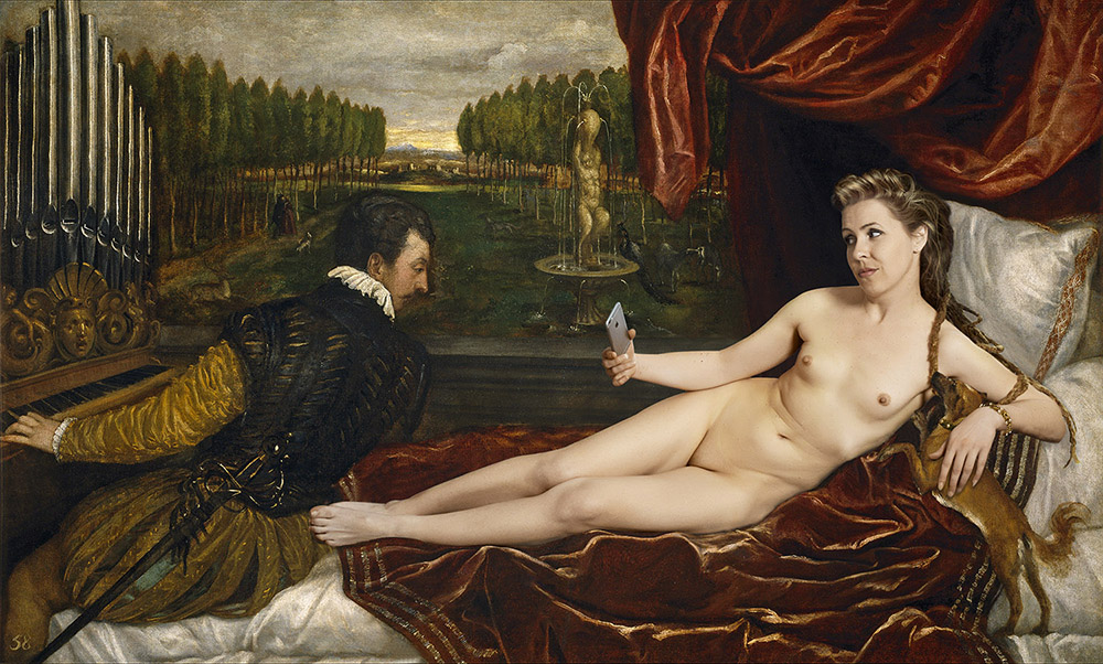 Venus recreandose en la música (Tiziano, El Prado) - PERE COLOM - COL 0056