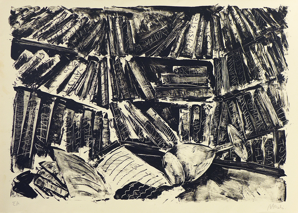 La bibliothèque - MIQUEL BARCELÓ - MB 0017